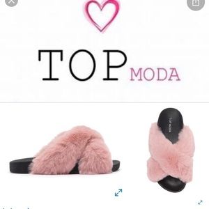 New💕Top💓MODA oasis fur slippers